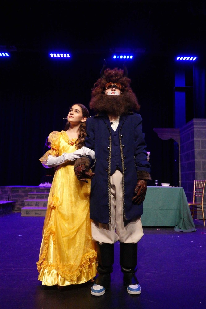 With practice and teamwork, the Pierson Middle School Performing Arts Club had three successful performances of “Beauty and the Beast Jr.”