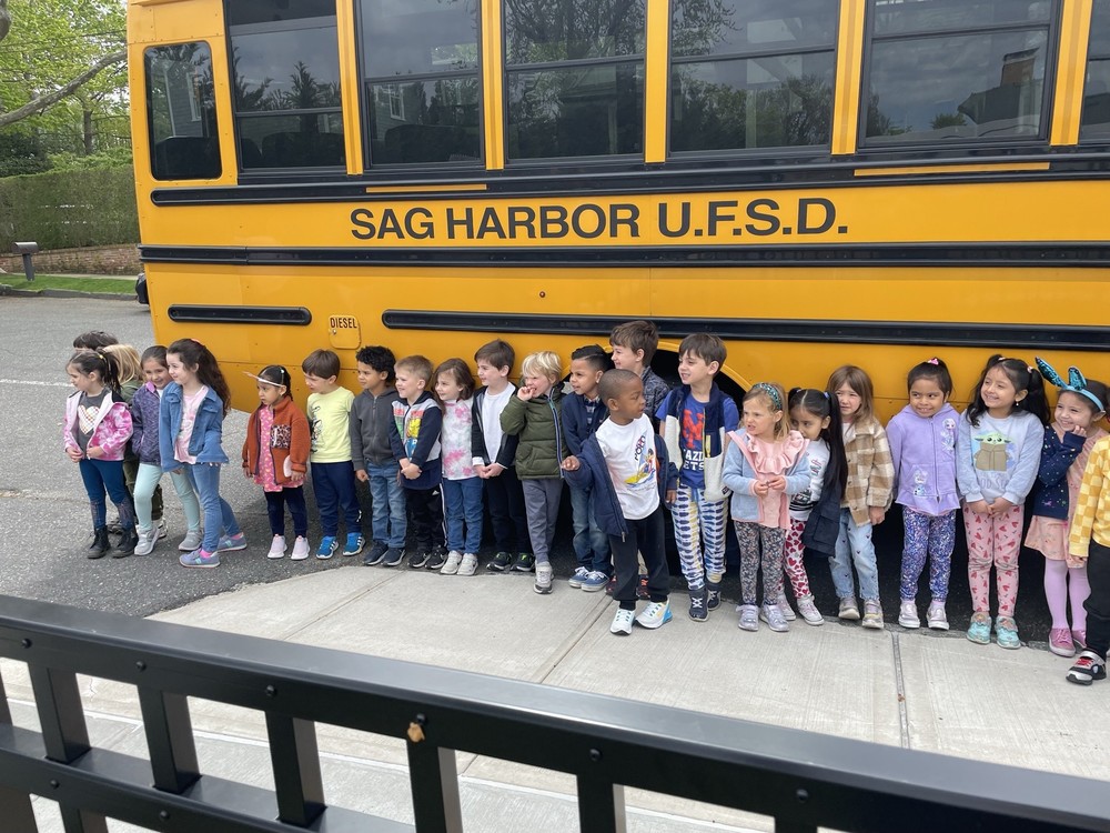 Sag Harbor Prekindergarten class learns bus safety
