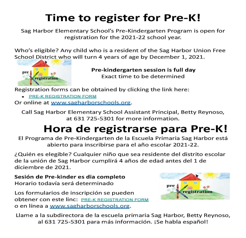 Pre K Registration